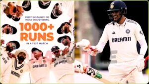 1000 ரன்களுக்கு மேல் குவித்து சரித்திரம் படைத்த இந்திய அணி