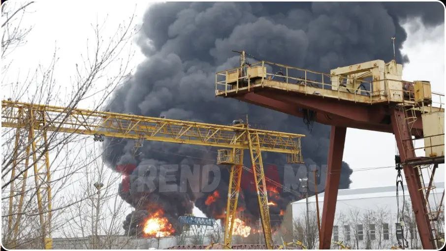 Ukraine Attack on Russia Oil Facilities