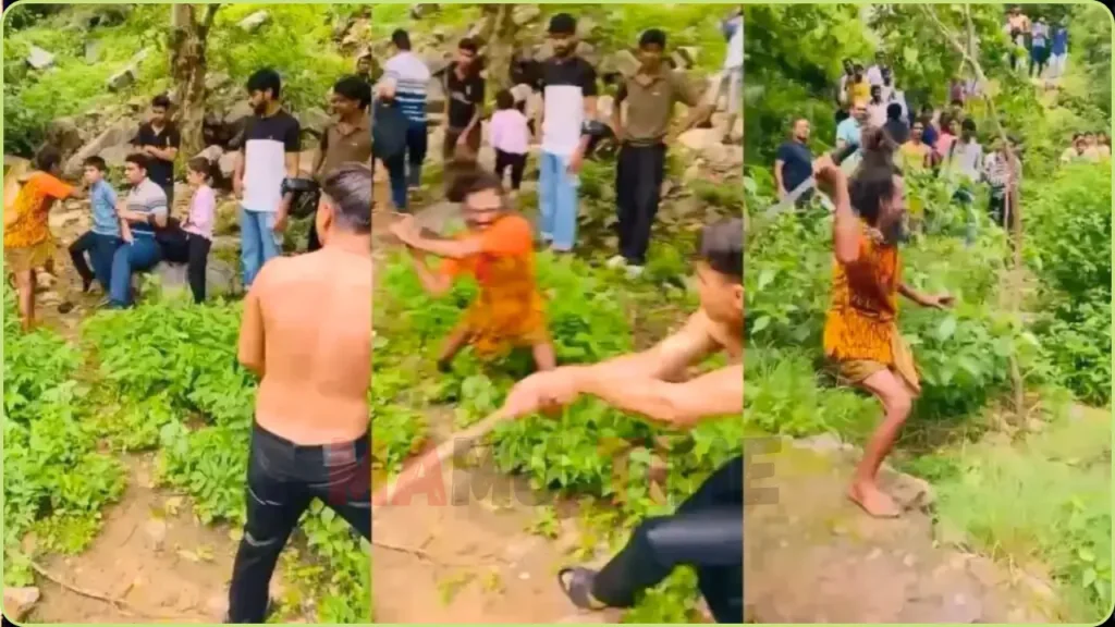 ஜெய்ப்பூரில் துறவி இளைஞர்களை குச்சியால் விரட்டி அடித்த சம்பவம்