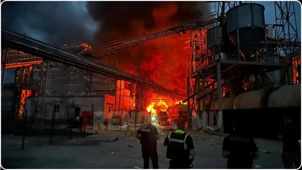 Ukraine Attack on Russia Oil Facilities
