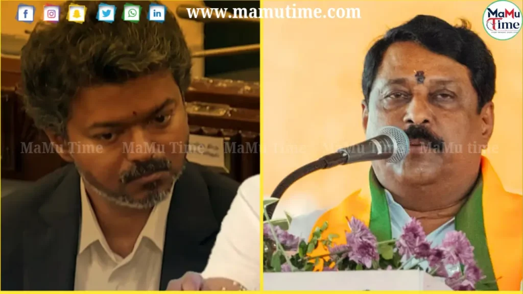 Nainar Nagendran criticizes CM Vijay